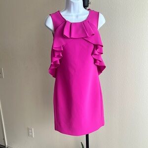 Diane Von Furstenberg Fuchsia Sleeveless Dress